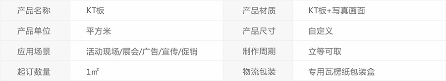 畫架展板KT板